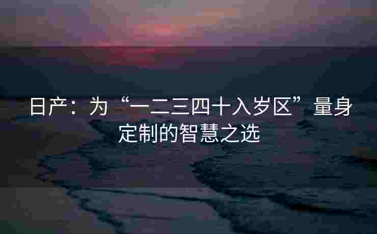 日产：为“一二三四十入岁区”量身定制的智慧之选